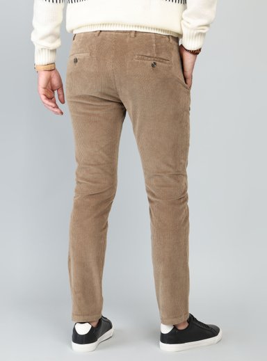 PANTALON COTELE  SPANDEX REGULAR FIT CAMEL ARROW - 2