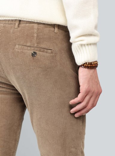 PANTALON COTELE  SPANDEX REGULAR FIT CAMEL ARROW - 5