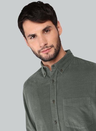 CAMISA COTELE  REGULAR FIT OLIVA ARROW - 3