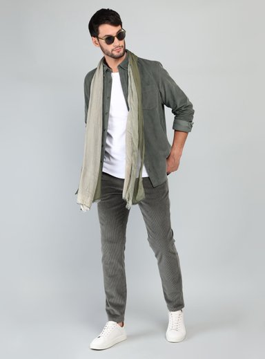 CAMISA COTELE  REGULAR FIT OLIVA ARROW - 4