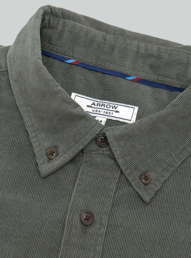 CAMISA COTELE  REGULAR FIT OLIVA ARROW - 5