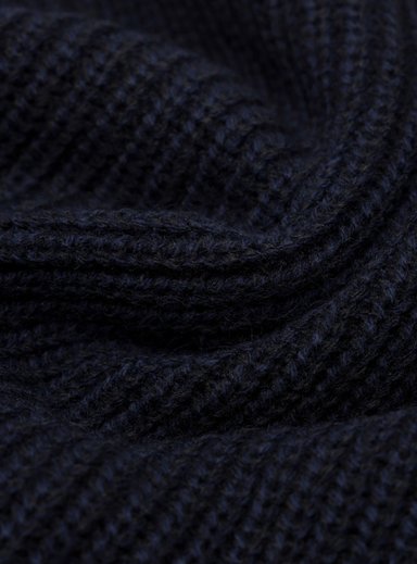 CARDIGAN CUELLO ALTO REGULAR FIT AZUL ARROW - 6