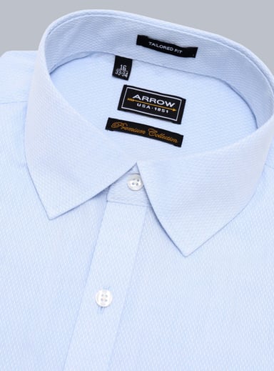 CAMISA FORMAL TEXTURADA TAILORED FIT CELESTE ARROW - 2