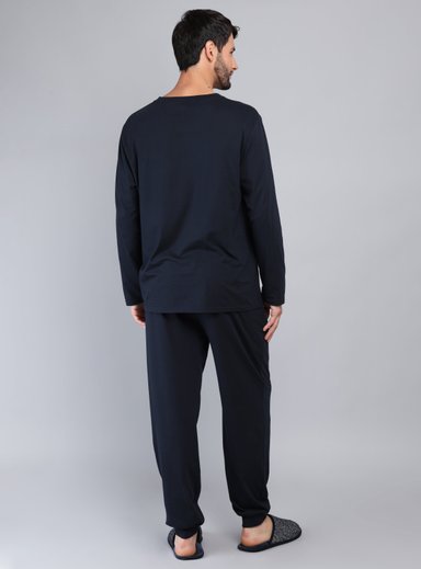 PIJAMA LARGO REGULAR FIT AZUL ARROW - 2