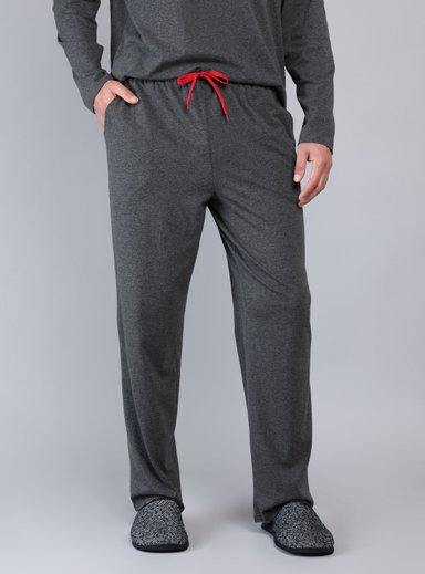 PIJAMA LARGO REGULAR FIT GRIS OSCURO ARROW - 5