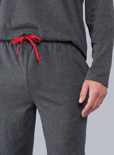 PIJAMA LARGO REGULAR FIT GRIS OSCURO ARROW - 6