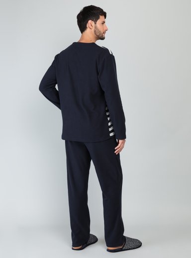 PIJAMA LARGO POLAR REGULAR FIT AZUL ARROW - 2