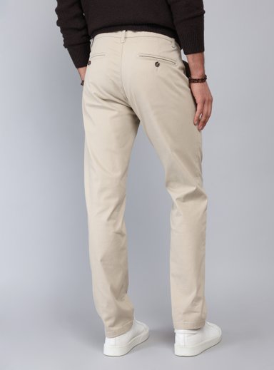 PANTALON CHINO SPANDEX REGULAR FIT BEIGE PIERO BUTTI - 2