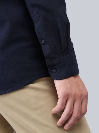 CAMISA TEXTURADA REGULAR FIT AZUL MARINO ARROW - 6