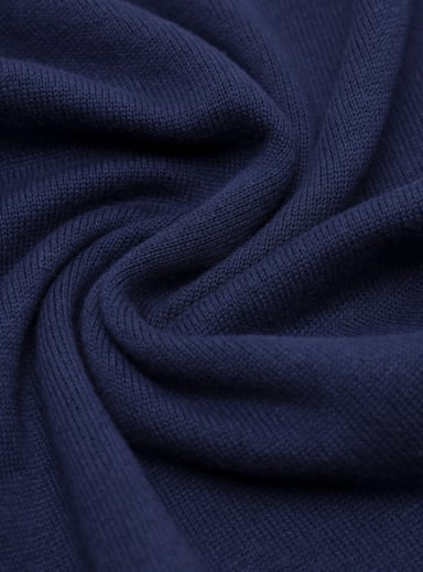 SWEATER CUELLO V REGULAR FIT AZUL ARROW - 6