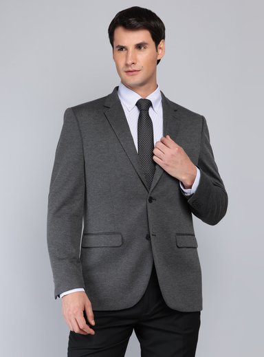 BLAZER SPANDEX TAILORED FIT GRIS VAN HEUSEN - 7