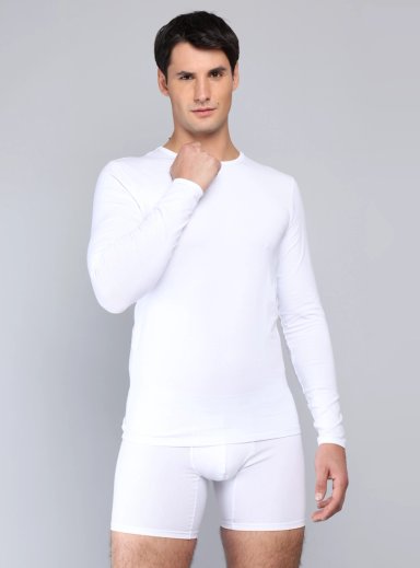 CAMISETA PRIMERA CAPA REGULAR FIT BLANCO ARROW - 1