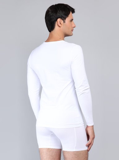 CAMISETA PRIMERA CAPA REGULAR FIT BLANCO ARROW - 2