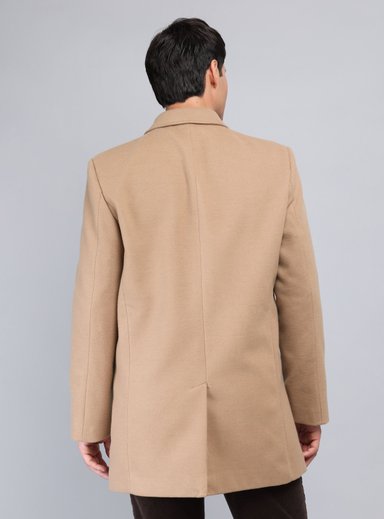 ABRIGO RECTO LISO REGULAR FIT BEIGE ARROW - 2