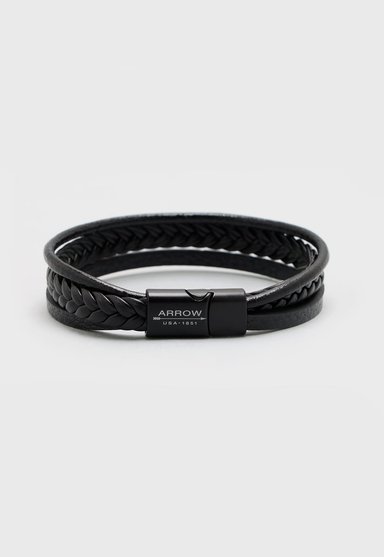 PULSERA CUERO CON HEBILLA ARROW - 1