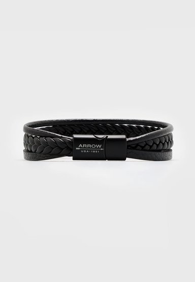 PULSERA CUERO CON HEBILLA ARROW - 3