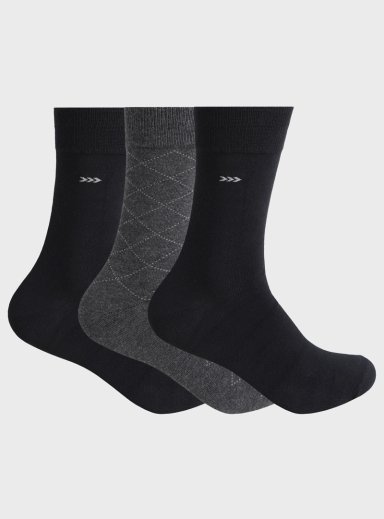 CALCETINES PACK 3 UNIDADES ALGODON ARROW - 1