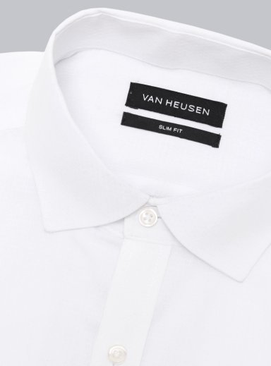 CAMISA FORMAL TEXTURADA SLIM FIT BLANCO VAN HEUSEN - 2