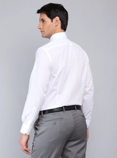 CAMISA FORMAL TEXTURADA SLIM FIT BLANCO VAN HEUSEN - 3