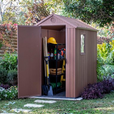 BODEGA DE JARDIN DARWIN 4X6 KETER - 205X184X126 CM - 3