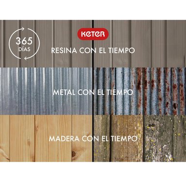 BODEGA DE JARDIN DARWIN 4X6 KETER - 205X184X126 CM - 8