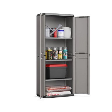 GABINETE KETER PIU GRIS MUEBLE COCINA LAVADERO - 2