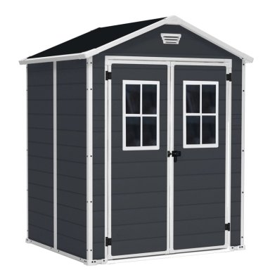 BODEGA JARDÍN KETER MANOR 6X5 GRIS OSCURO - 1