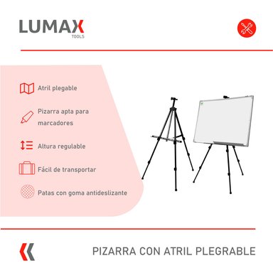 PIZARRA BLANCA CON ATRIL 60X90 CM - 3