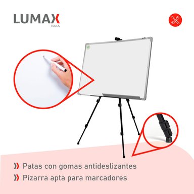 PIZARRA BLANCA CON ATRIL 60X90 CM - 4