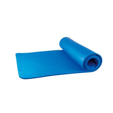 COLCHONETA MAT YOGA PILATES EJERCICIO 10 MM AZUL - 1