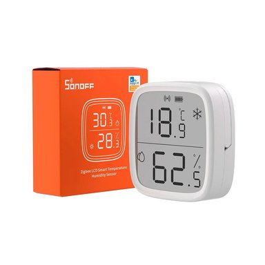 MONITOR DE TEMPERATURA Y HUMEDAD SNZB-02D SONOFF - 1