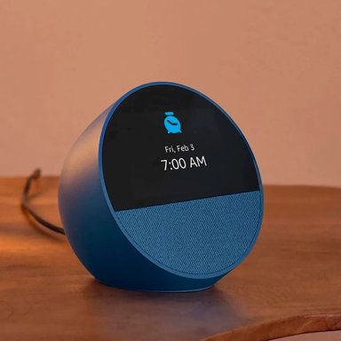 ALEXA ECHO SPOT AMAZON 2024 BLUE - 3