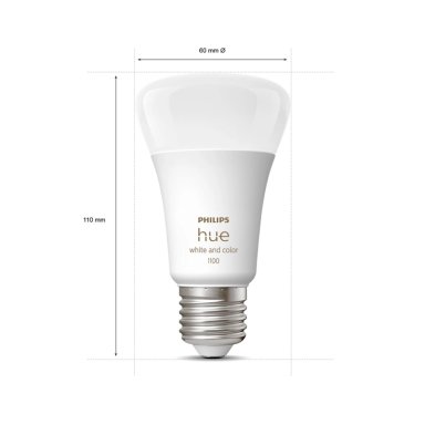 KIT DE INICIO PHILIPS HUE AMBIANCE KIT 3 AMPOLLETAS E27 + 1 DIMMER + BRIDGE - 4