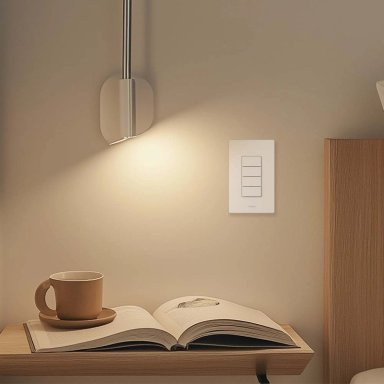 INTERRUPTOR DE LUZ H2 US 4 BOTONES Y 3 CANALES AQARA - 3