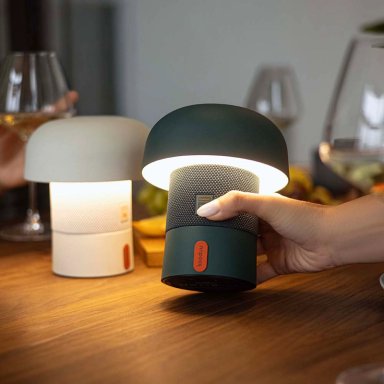 LAMPARA PORTATIL SENSA PLAY MINI CON PARLANTE JBL KOODUU ORANGE - 7