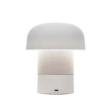 LAMPARA PORTATIL SENSA PLAY MINI CON PARLANTE JBL KOODUU CLOUDY WHITE - 4