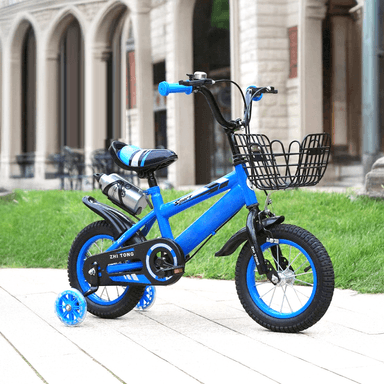 BICICLETA ARO 12 NIÑO AZUL - 1