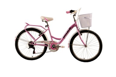BICICLETA BRABUS SPRING ARO 24 ROSADO - 1