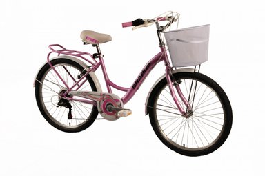 BICICLETA BRABUS SPRING ARO 24 ROSADO - 2