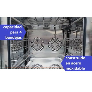 HORNO CONVECTOR PROCHEF ELECTRICO 4 BANDEJAS VAPOR GRILL - 4