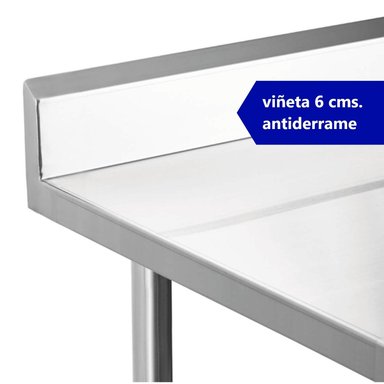 MESON MURAL PROCHEF 60X60X85 CM ACERO INOXIDABLE - 4
