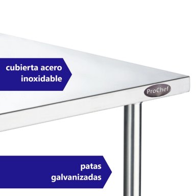 MESON MURAL PROCHEF 90X60X85 CM ACERO INOXIDABLE - 3