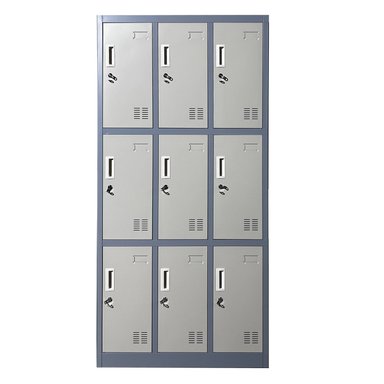 LOCKER CASILLERO METALICO 3 CUERPOS 9 PUERTAS - 1