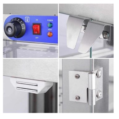 VITRINA PROCHEF MANTENEDORA CALOR HASTA 85°C - 6