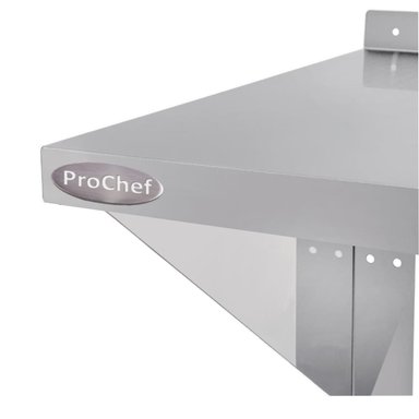 REPISA MURAL LISA 60X30 CM ACERO INOXIDABLE WS-600 - 2