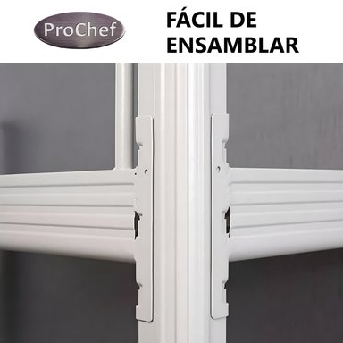 CAMAROTE PROCHEF ACERO 1 PLAZA BLANCO 90X200 CM - 5