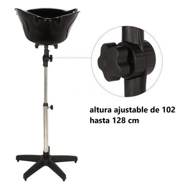 LAVAPELO PORTATIL DE PEDESTAL CON DEPOSITO DE AGUA - 7