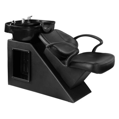SILLON LAVAPELO NEGRO CON GRIFERIA BLACK EDITION - 1