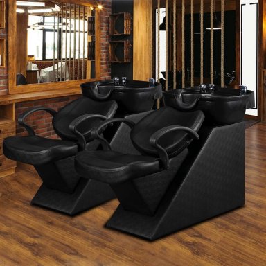 SILLON LAVAPELO NEGRO CON GRIFERIA BLACK EDITION - 4