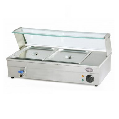 VITRINA PROCHEF CALOR BAÑO MARIA SOBREMESA 2 X GN 1/2 - 1